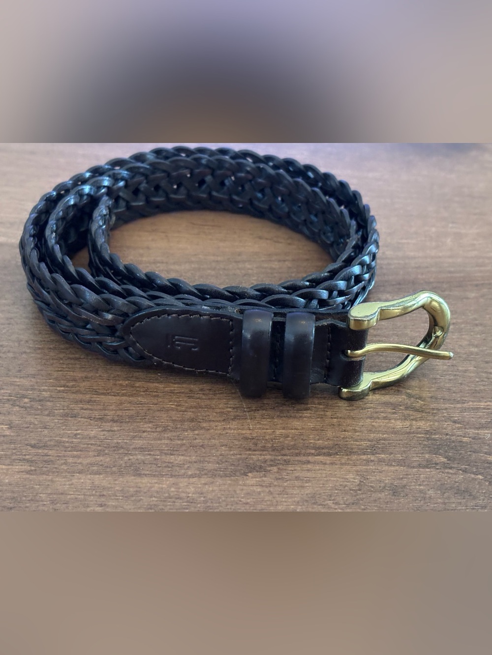 Vintage Liz Claiborne Brown Braided Women’s Belt, 38 inches long